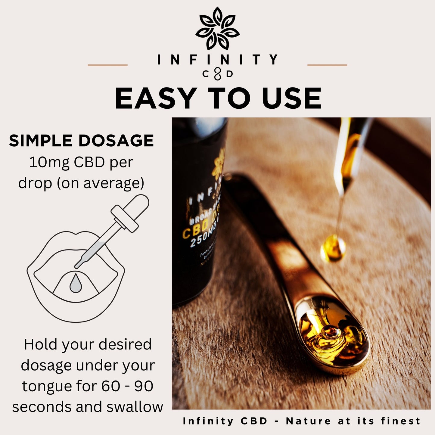 Infinity CBD Tinctures Oil Drops