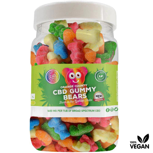 Lab tested cbd gummy bears vegan friendly by Orange County cbd 