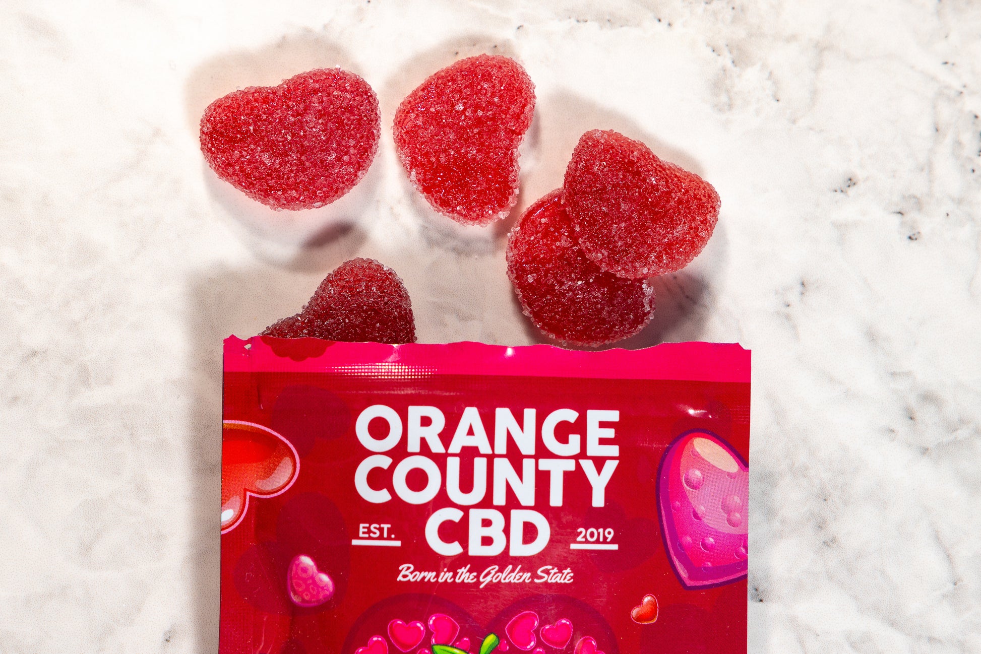 Orange County CBD Gummy Hearts Sample Pack 