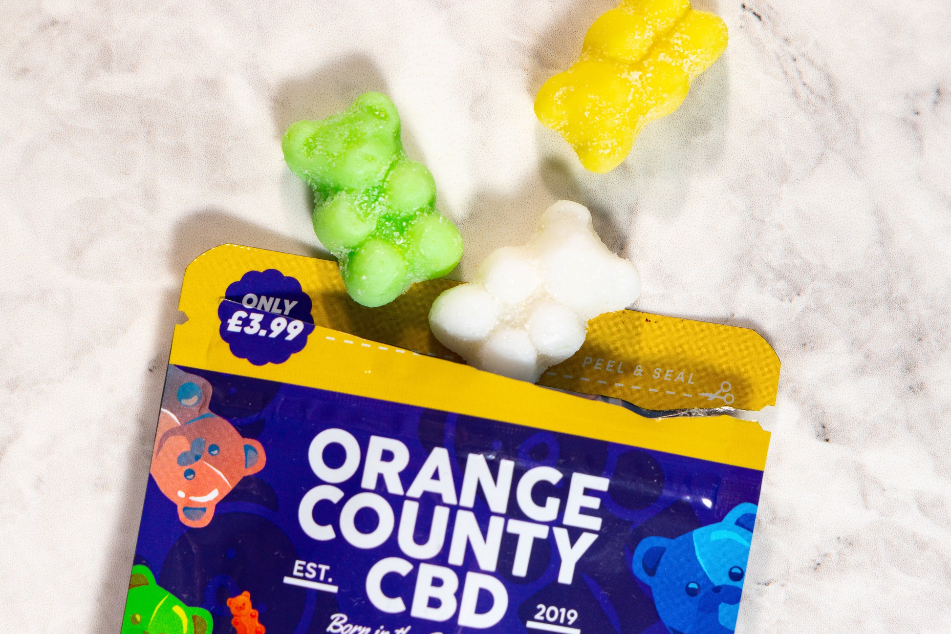 CBD Gummy bears Orange County cbd Vegan and Gluten free
