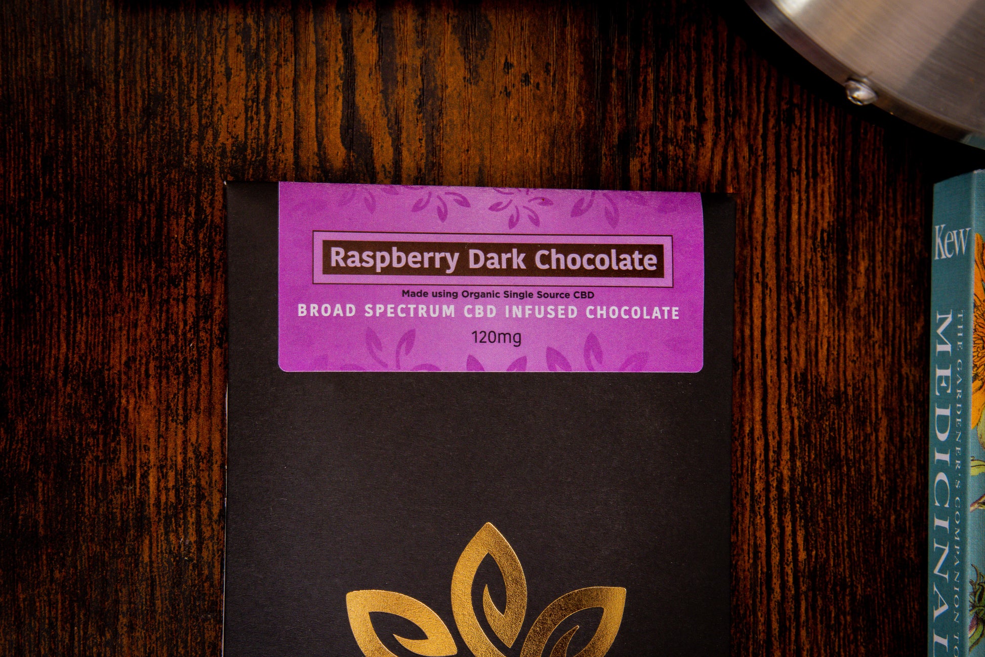 Dark chocolate and raspberry CBD chocolate by Infinity CBD