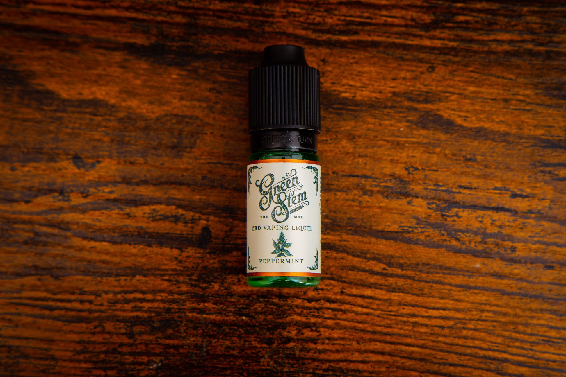 Peppermint CBD Vape juice Green Stem