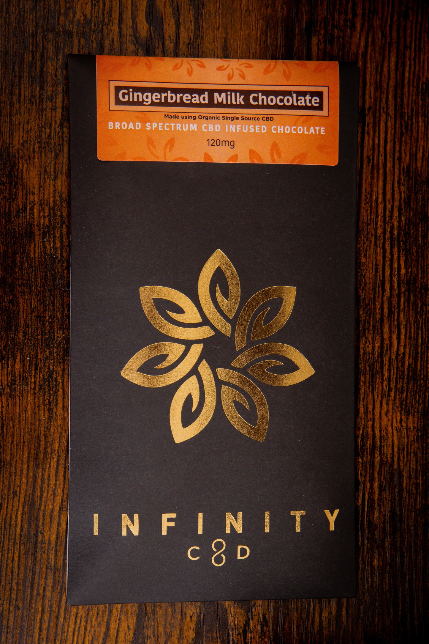 Gingerbread CBD Chocolate by Infinity CBD Novel compliant CBD Chocolate