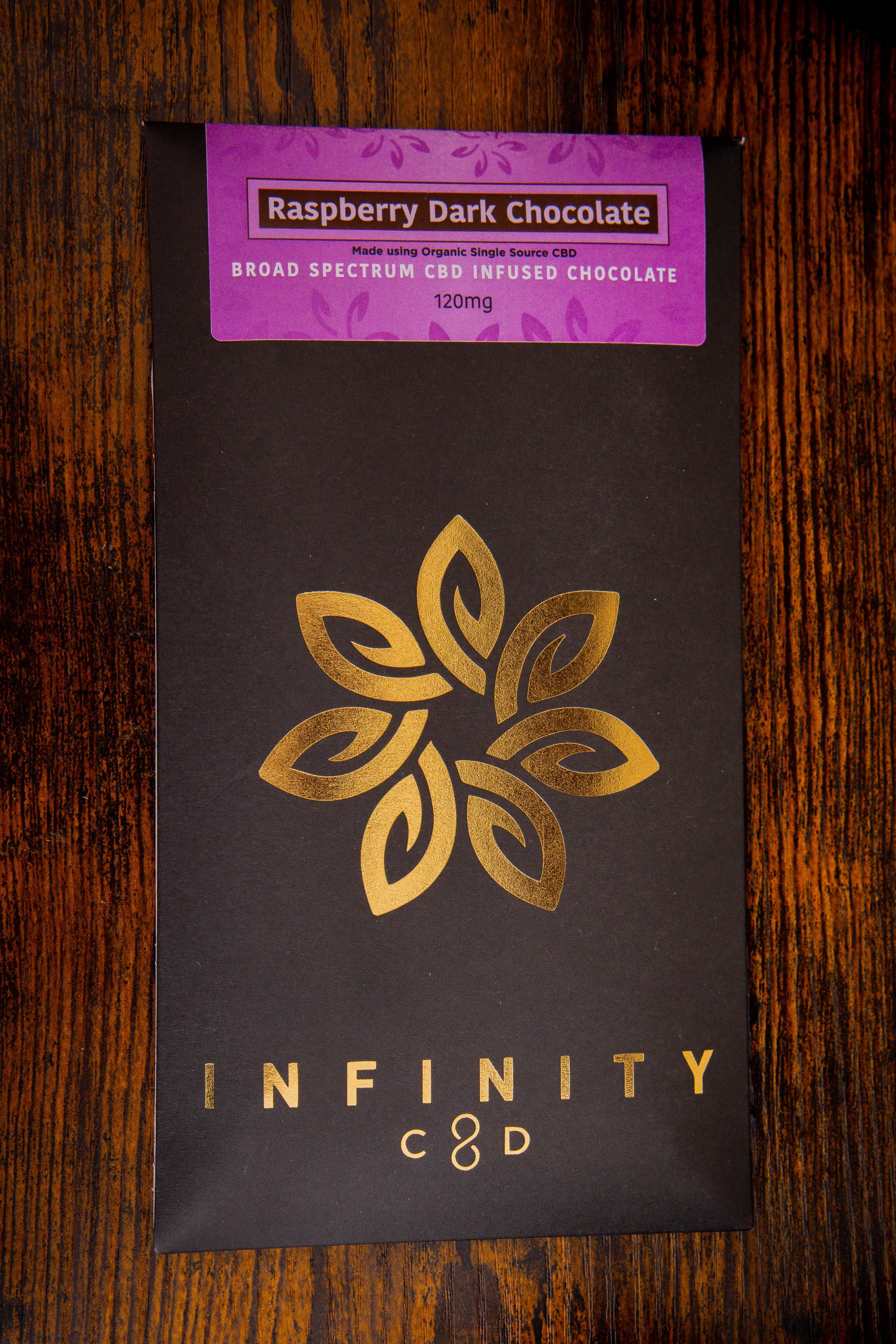 Raspberry CBD Dark Chocolate by Infinity CBD 