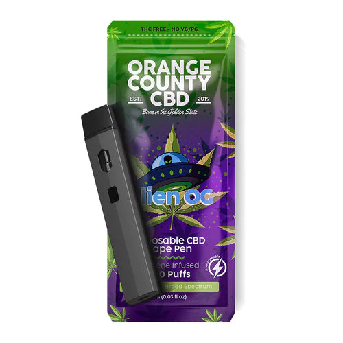 Alien OG Disposable CBD Vape Bar by Orange County CBD Pembrokeshire CBD Centre