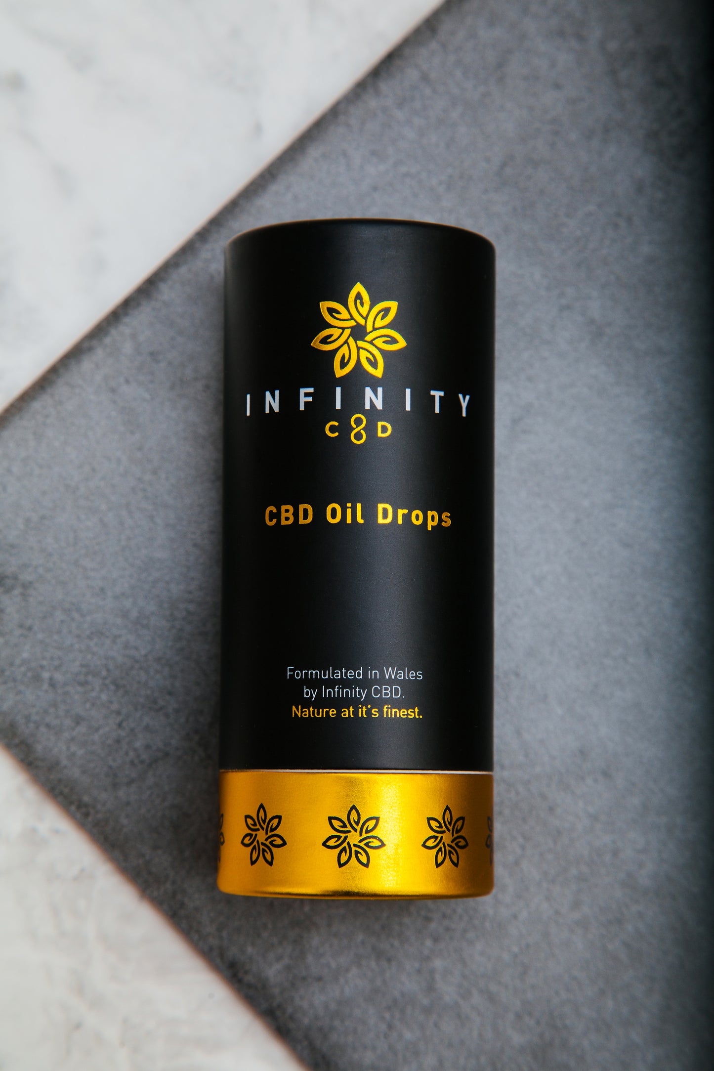 All natural CBD Oil Drops Infinity CBD Wales