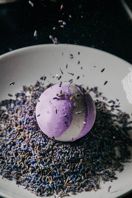 CBD Bath Bomb Lavender Infinity CBD