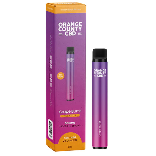 CBD and CBG Grape disposable CBD Vape Bar UK